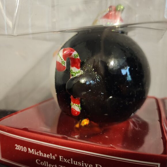2/$13 Michaels Large Collectible Penguin Festive Christmas Ornament - Brand New - Picture 10 of 10